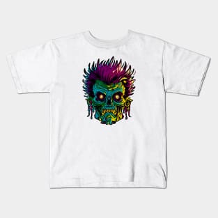 zombie punk Kids T-Shirt